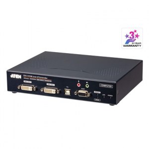 Aten | ATEN KE6940AT DVI-I Dual Display KVM over IP Transmitter - KVM / audio / serial / USB extender - 1GbE